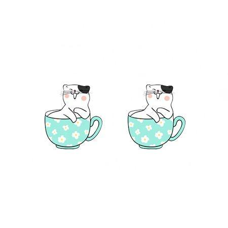  Cute Cat Earrings sold by Fleurlovin, Free Shipping Worldwide