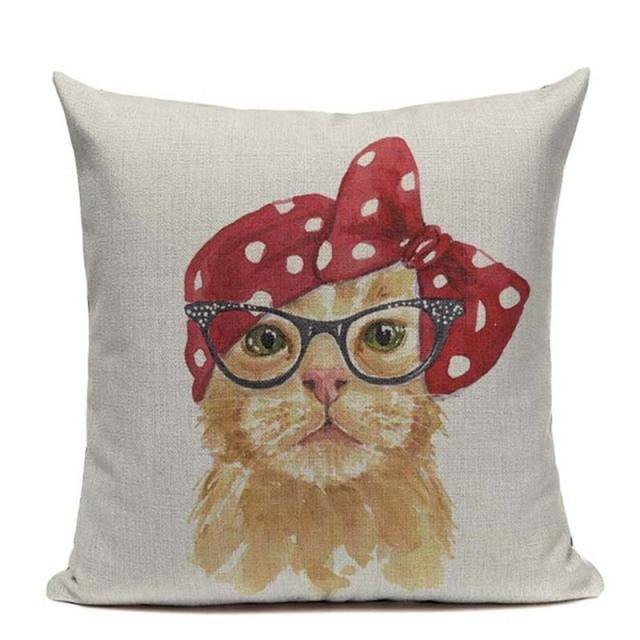  Cute Cat Pillowcase sold by Fleurlovin, Free Shipping Worldwide