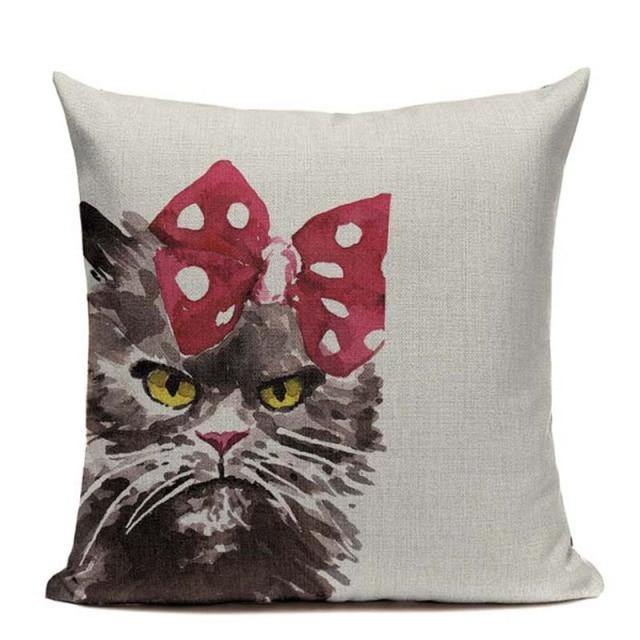  Cute Cat Pillowcase sold by Fleurlovin, Free Shipping Worldwide