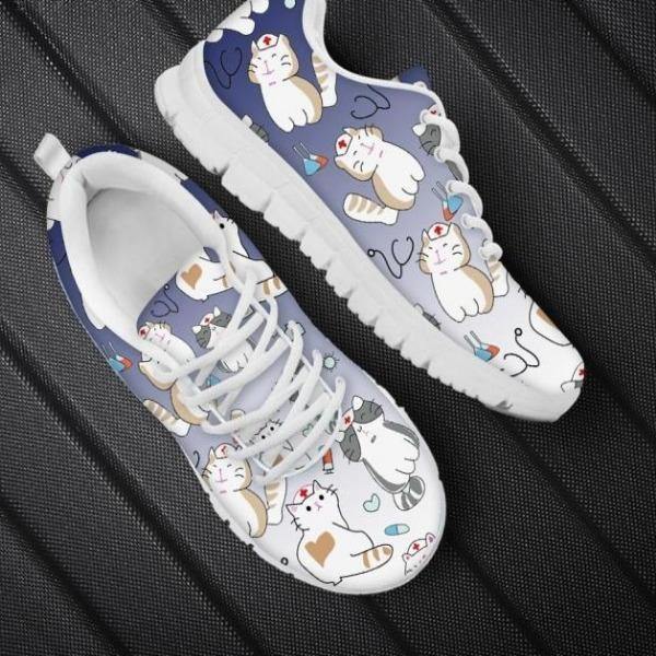  Cute Cat Sneakers sold by Fleurlovin, Free Shipping Worldwide