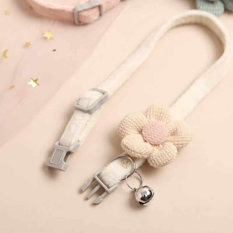  Cute Flower & Bell Cat Collar sold by Fleurlovin, Free Shipping Worldwide