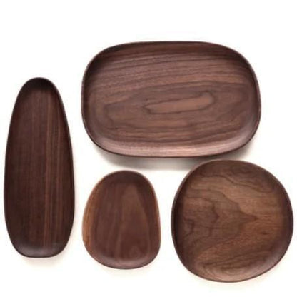 Decorative Trays Acacia Rounded Serving Trays sold by Fleurlovin, Free Shipping Worldwide