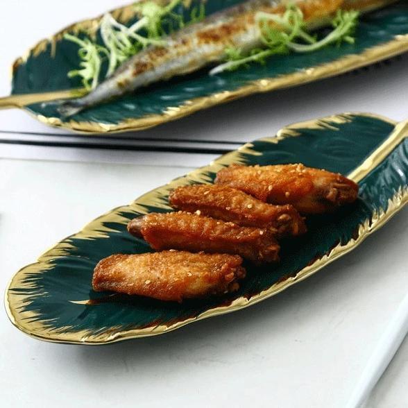 Decorative Trays Ceramic Banana Leaf Trays sold by Fleurlovin, Free Shipping Worldwide