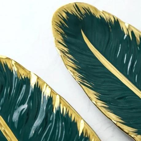 Decorative Trays Ceramic Banana Leaf Trays sold by Fleurlovin, Free Shipping Worldwide
