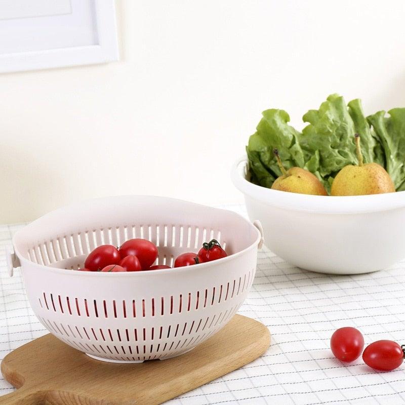  Double Drain Basket Bowl sold by Fleurlovin, Free Shipping Worldwide