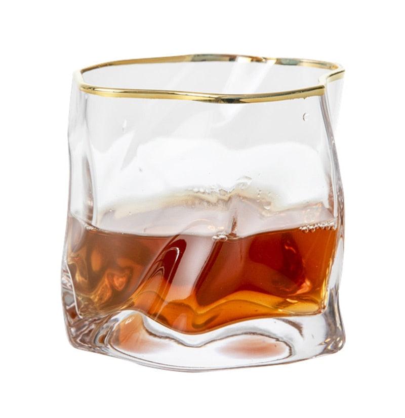 Drinkware Distort Texture Whisky Glass 2-Piece Set sold by Fleurlovin, Free Shipping Worldwide