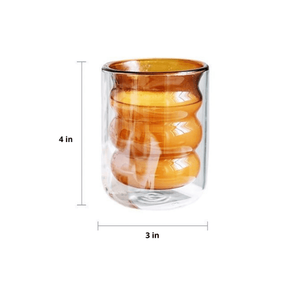 Drinkware Double Wall Insulated Bubble Glass Cup sold by Fleurlovin, Free Shipping Worldwide