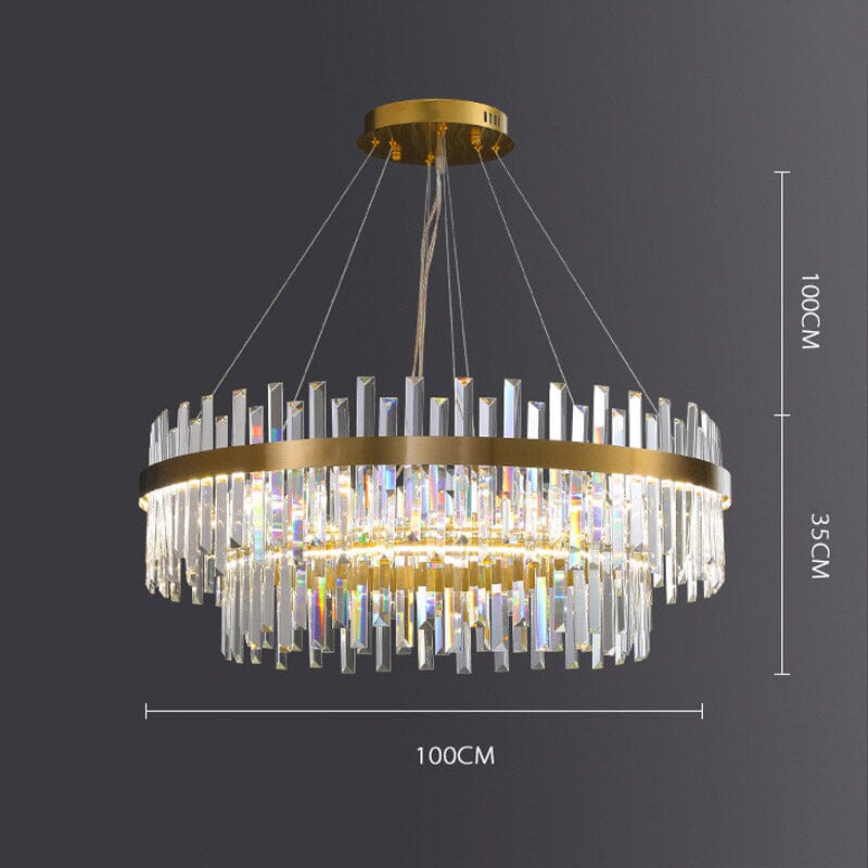  Dual Crystal Chandelier sold by Fleurlovin, Free Shipping Worldwide