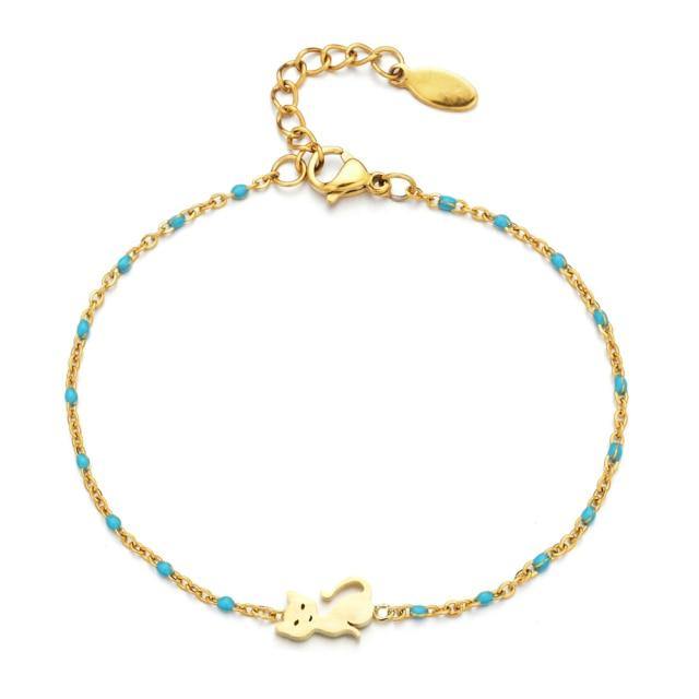  Elegant Cat Bracelet sold by Fleurlovin, Free Shipping Worldwide