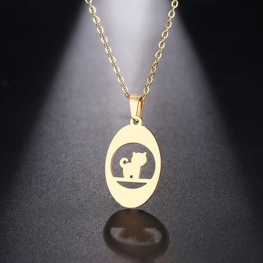  Elegant Cat Necklace sold by Fleurlovin, Free Shipping Worldwide