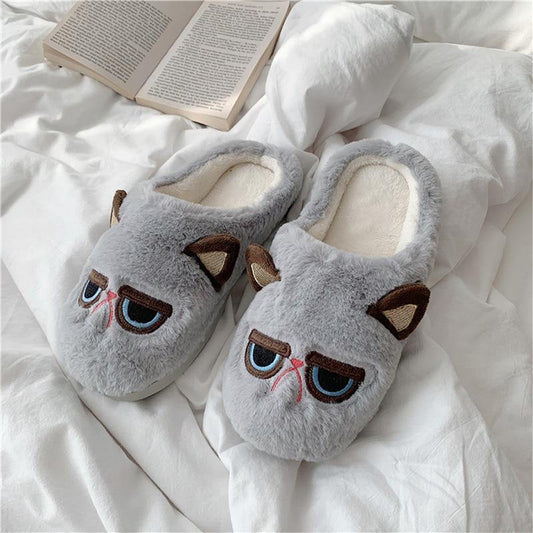  Emo Cat Slippers sold by Fleurlovin, Free Shipping Worldwide