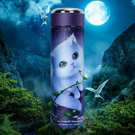  Fairy Cat Thermos Water Bottle sold by Fleurlovin, Free Shipping Worldwide
