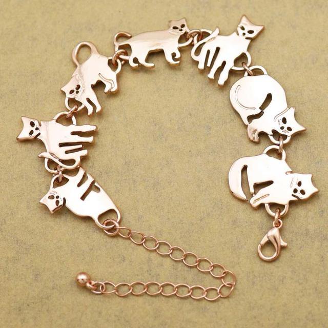  Fashion Cat Bracelet sold by Fleurlovin, Free Shipping Worldwide