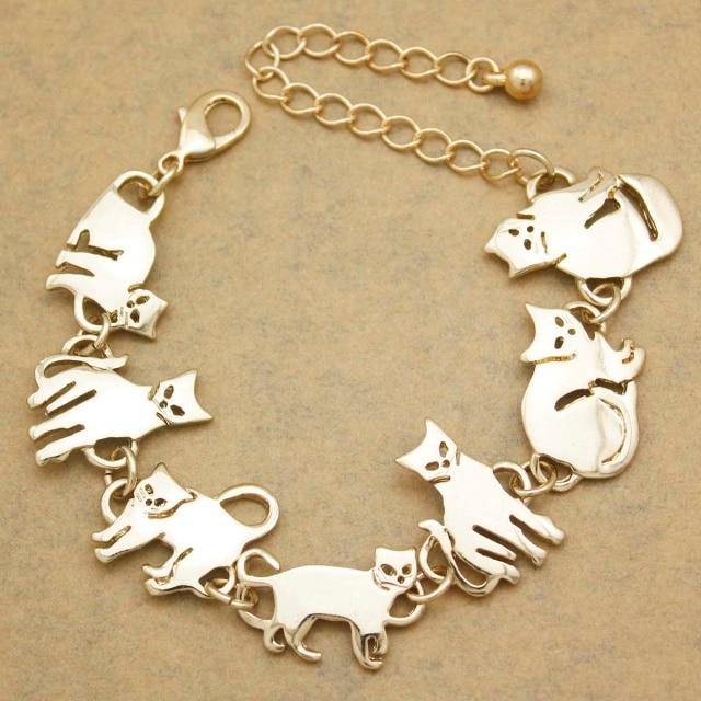  Fashion Cat Bracelet sold by Fleurlovin, Free Shipping Worldwide