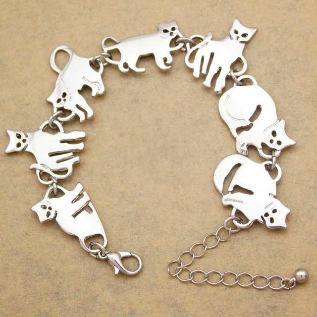  Fashion Cat Bracelet sold by Fleurlovin, Free Shipping Worldwide