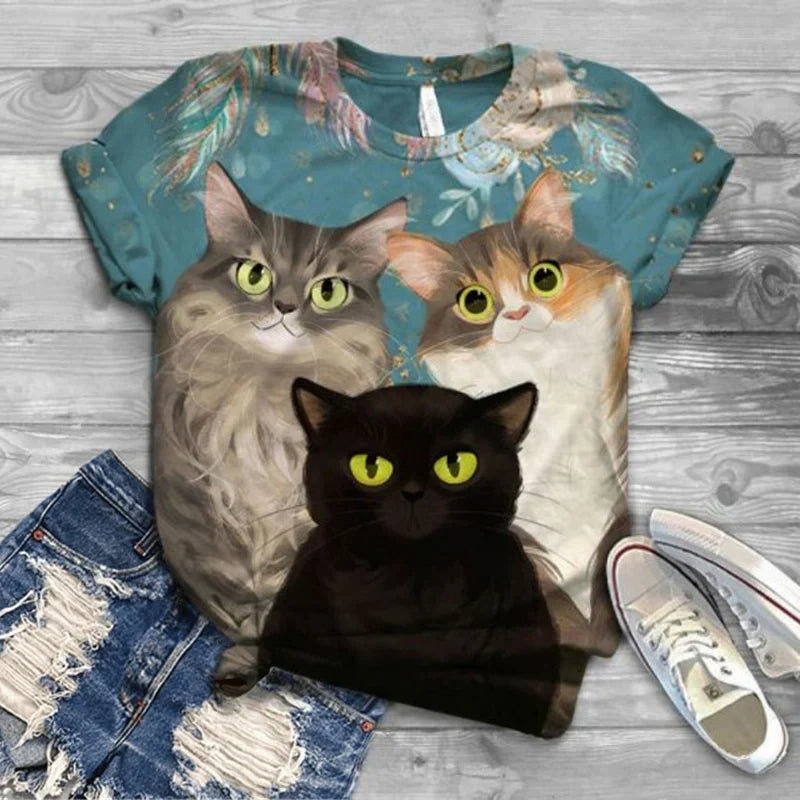  Feed Us Cat T-Shirt sold by Fleurlovin, Free Shipping Worldwide