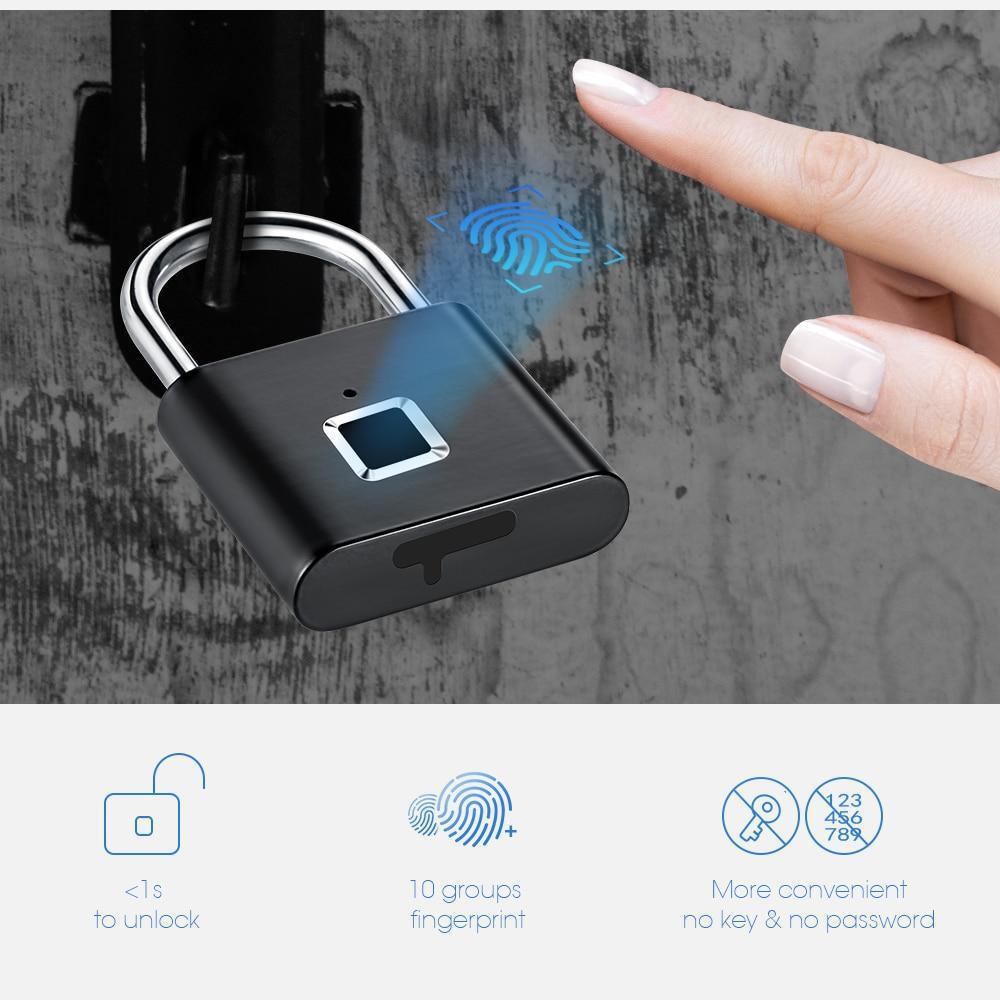  Fingerprint Smart Padlock sold by Fleurlovin, Free Shipping Worldwide
