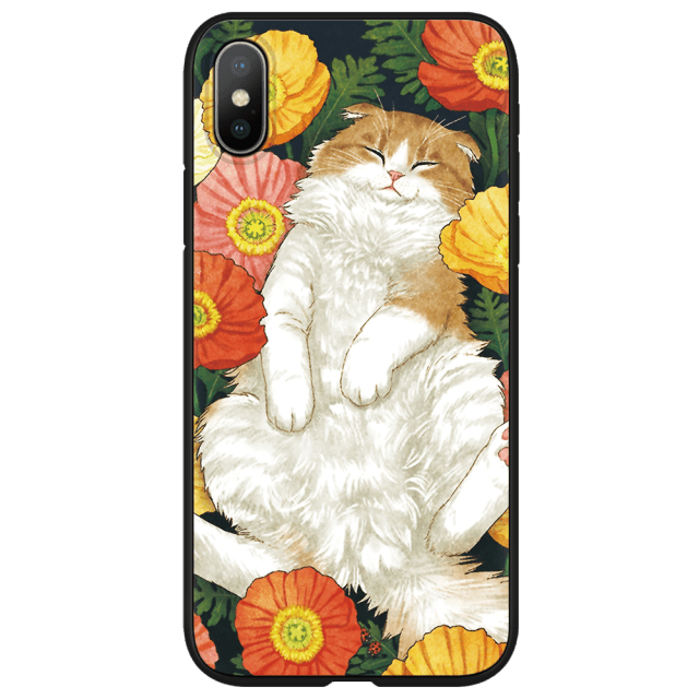  Flower Cat Case sold by Fleurlovin, Free Shipping Worldwide