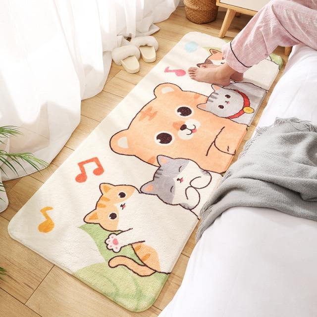  Fluffy Cat Rug sold by Fleurlovin, Free Shipping Worldwide