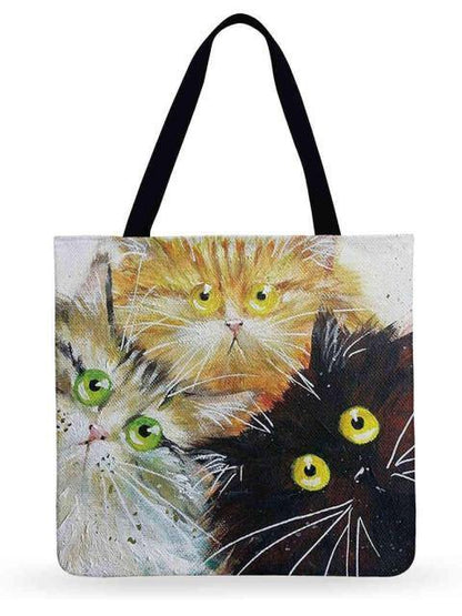  Fluffy Cat Tote Bag sold by Fleurlovin, Free Shipping Worldwide