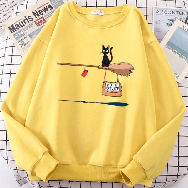  Flying Cat Sweatshirt sold by Fleurlovin, Free Shipping Worldwide