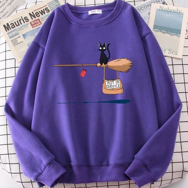  Flying Cat Sweatshirt sold by Fleurlovin, Free Shipping Worldwide