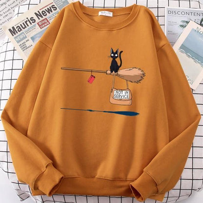  Flying Cat Sweatshirt sold by Fleurlovin, Free Shipping Worldwide