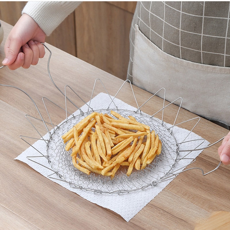  Foldable Fry Basket sold by Fleurlovin, Free Shipping Worldwide