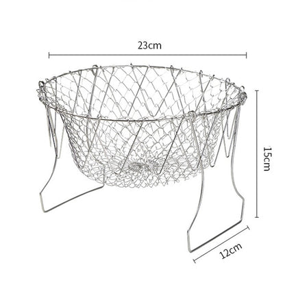  Foldable Fry Basket sold by Fleurlovin, Free Shipping Worldwide