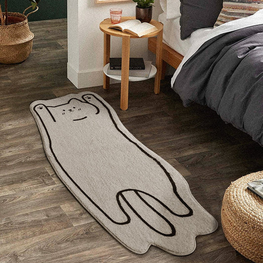  Funny Jump Scare Cat Rug sold by Fleurlovin, Free Shipping Worldwide