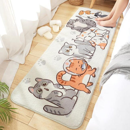  Furry Cat Rug sold by Fleurlovin, Free Shipping Worldwide