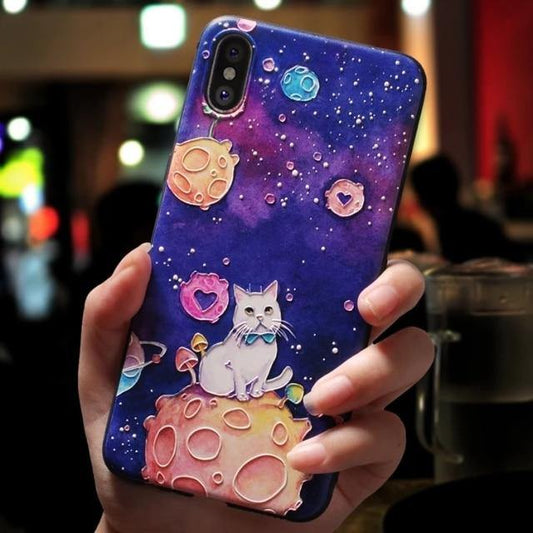  Galaxy Cat Case sold by Fleurlovin, Free Shipping Worldwide