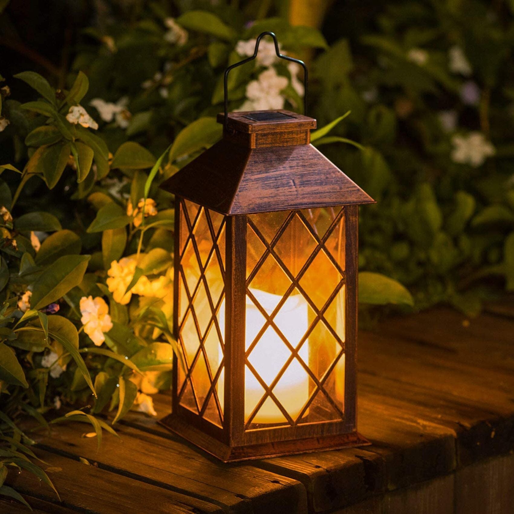 Garden lights Bronze Antique Solar Lantern Outdoor Garden LAmp sold by Fleurlovin, Free Shipping Worldwide