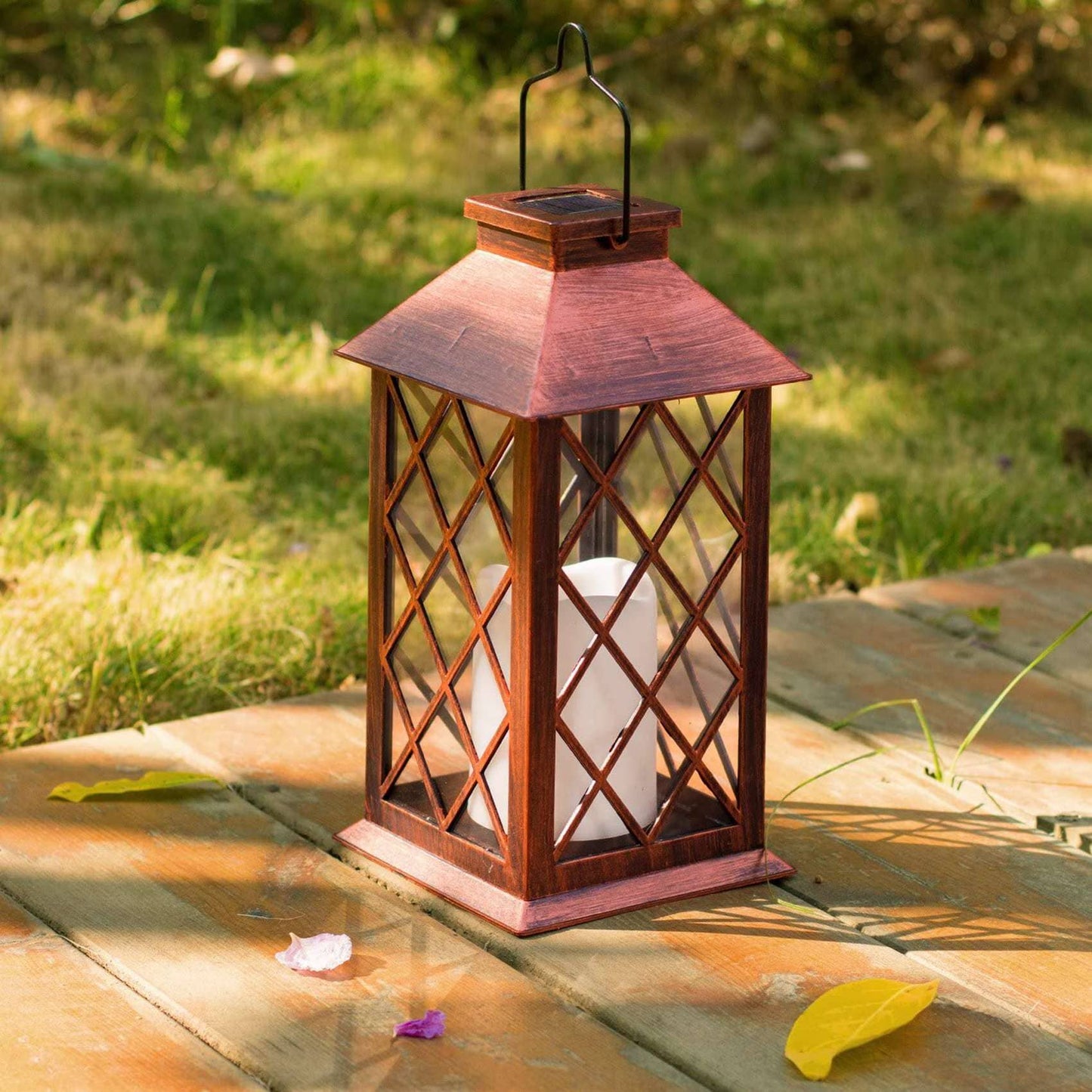 Garden lights Bronze Antique Solar Lantern Outdoor Garden LAmp sold by Fleurlovin, Free Shipping Worldwide