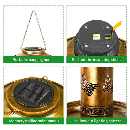 Garden lights Bronze Metal Bird Feeder Waterproof Solar Light sold by Fleurlovin, Free Shipping Worldwide