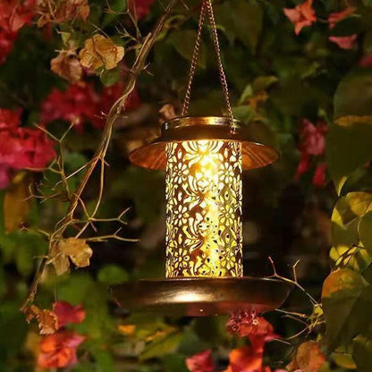 Garden lights Bronze Metal Bird Feeder Waterproof Solar Light sold by Fleurlovin, Free Shipping Worldwide