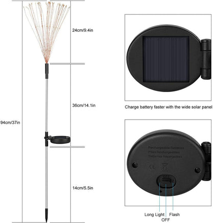 Garden lights LED Fireworks Lamp sold by Fleurlovin, Free Shipping Worldwide