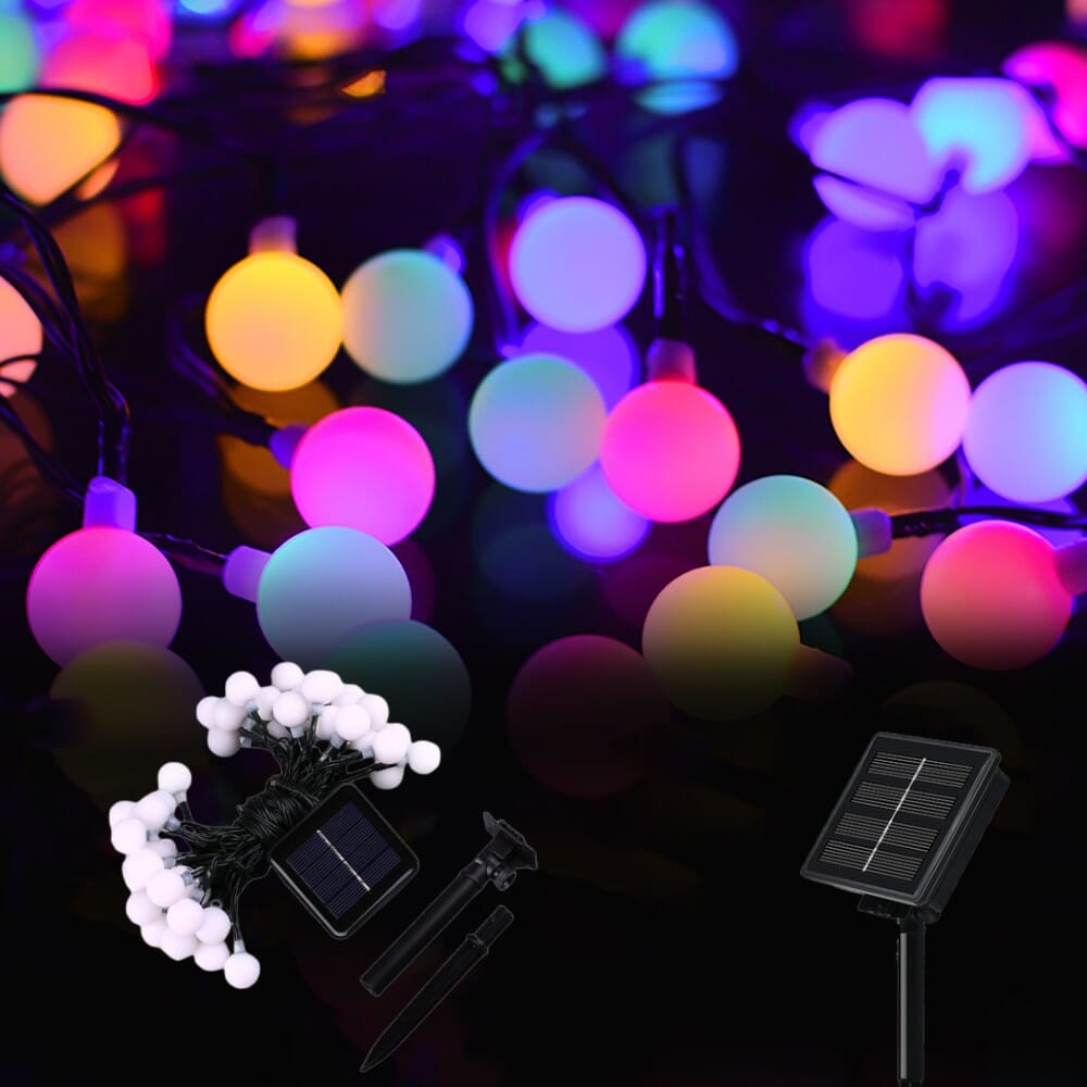 Garden lights LED Round Solar Fairy Lights sold by Fleurlovin, Free Shipping Worldwide