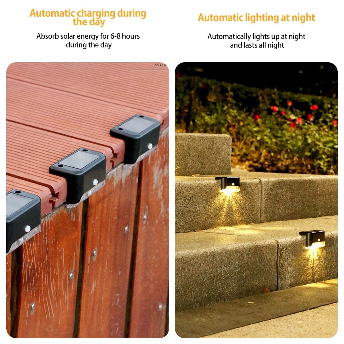 Garden lights LED Solar Staircase Lights sold by Fleurlovin, Free Shipping Worldwide