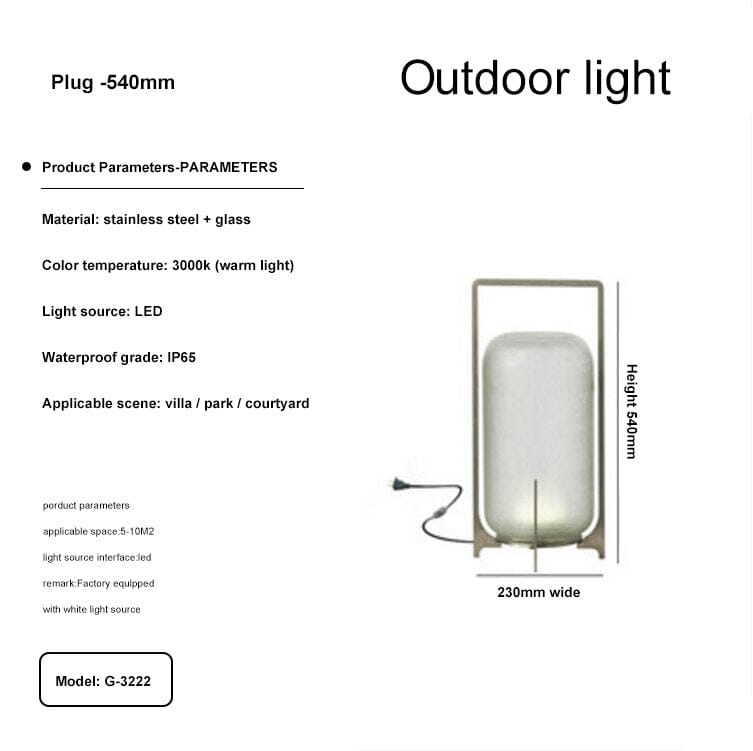 Garden lights Modern Terrace Garden Outdoor Lights sold by Fleurlovin, Free Shipping Worldwide