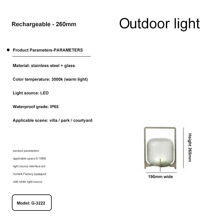 Garden lights Modern Terrace Garden Outdoor Lights sold by Fleurlovin, Free Shipping Worldwide