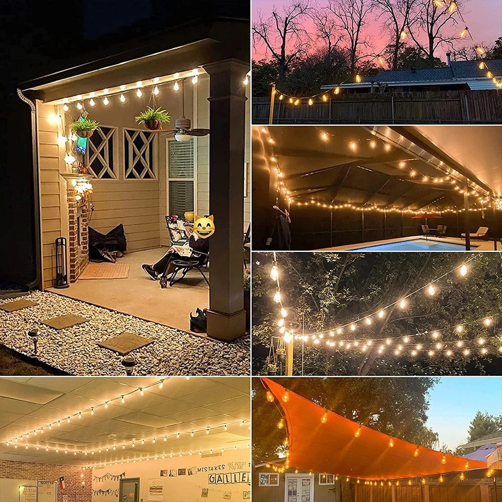 Garden lights NYRA LED Solar String Lights IP65 Waterproof sold by Fleurlovin, Free Shipping Worldwide