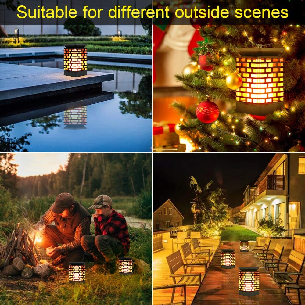 Garden lights Outdoor Hanging Solar Lights Flickering Flame Lights sold by Fleurlovin, Free Shipping Worldwide