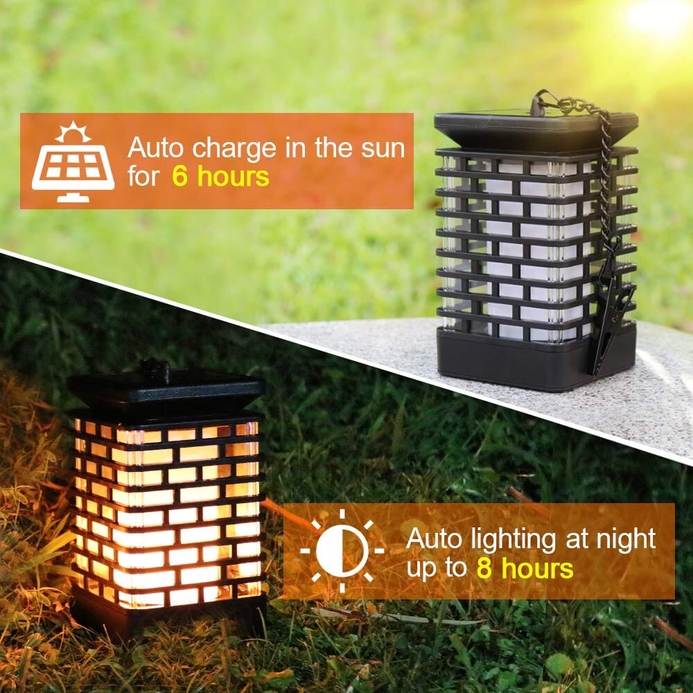 Garden lights Outdoor Hanging Solar Lights Flickering Flame Lights sold by Fleurlovin, Free Shipping Worldwide