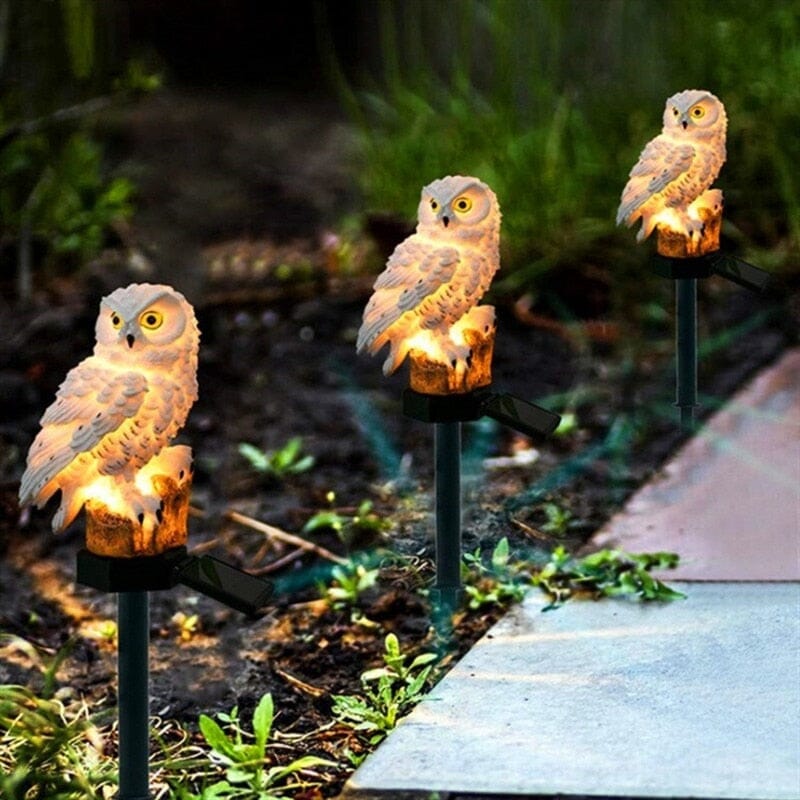 Garden lights Owl Garden Lights Solar Powered sold by Fleurlovin, Free Shipping Worldwide