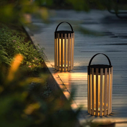 Garden lights Portable Lantern Design LED Modern Solar Outdoor Floor Lamp sold by Fleurlovin, Free Shipping Worldwide