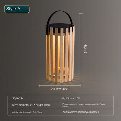 Garden lights Portable Lantern Design LED Modern Solar Outdoor Floor Lamp sold by Fleurlovin, Free Shipping Worldwide