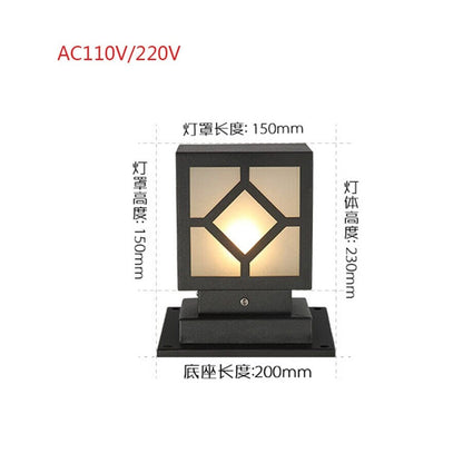 Garden lights Premium Japanese Square Courtyard Lamp sold by Fleurlovin, Free Shipping Worldwide