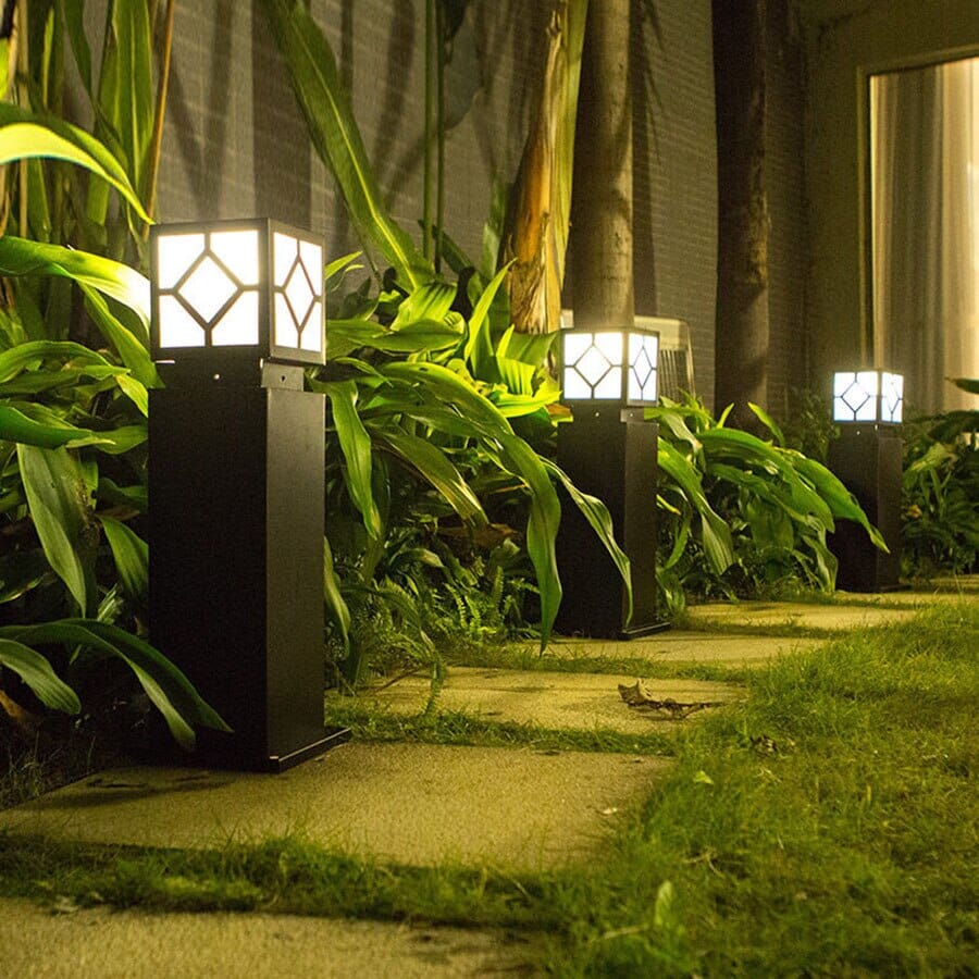 Garden lights Premium Japanese Square Courtyard Lamp sold by Fleurlovin, Free Shipping Worldwide