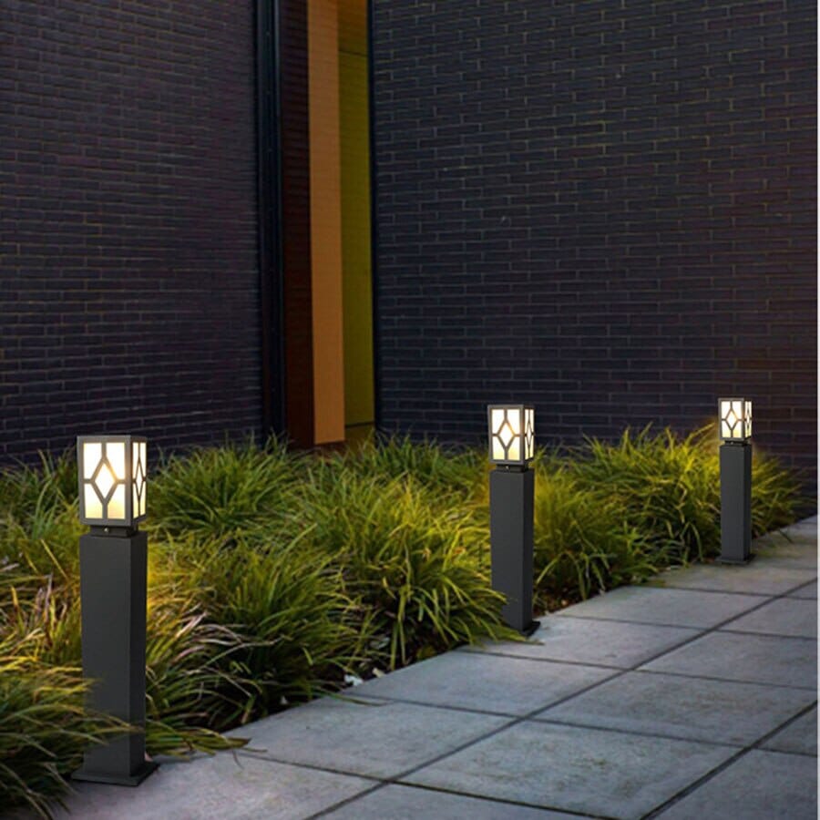 Garden lights Premium Japanese Square Courtyard Lamp sold by Fleurlovin, Free Shipping Worldwide